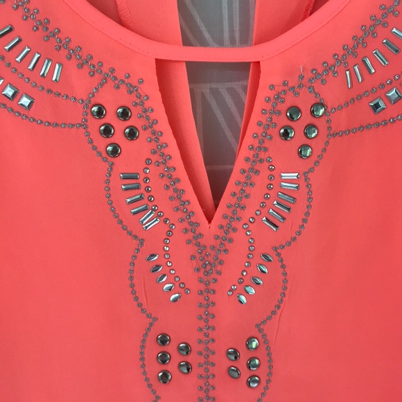 Fluorescent Coral Top - Picture 4 of 6